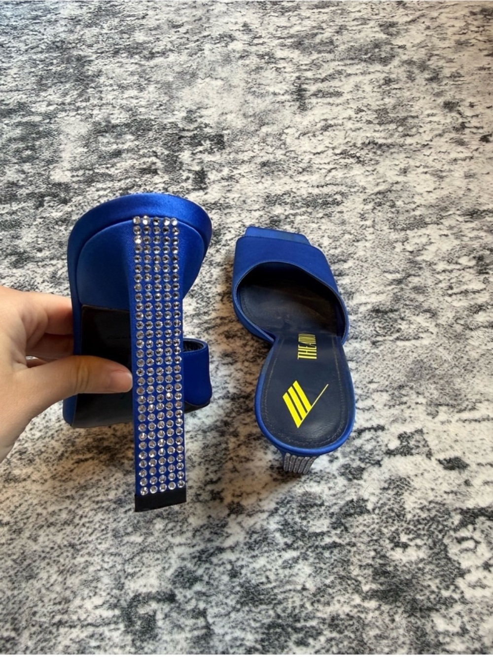 The Attico Blue Kaia Heeled Sandals 110mm - Picture 6 of 7